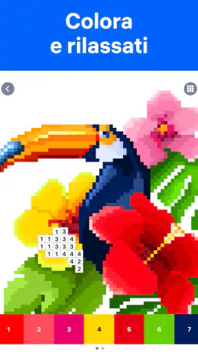 Pixel Art - Giochi da colorare screenshot 9