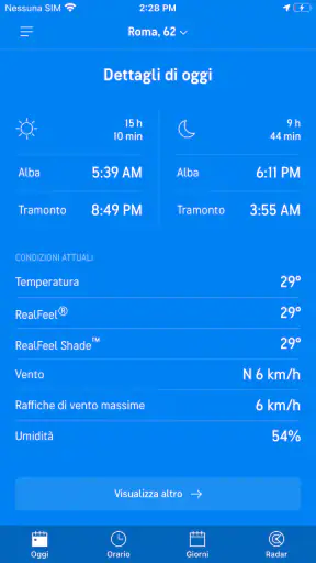 Previsioni Meteo : AccuWeather screenshot 2