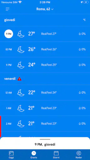 Previsioni Meteo : AccuWeather screenshot 3