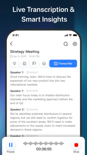 Proactor – Transcribe screenshot 3