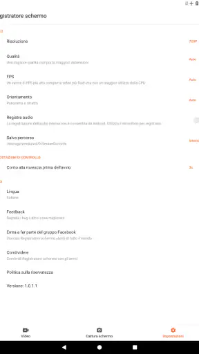 Registra Schermo - XRecorder screenshot 8