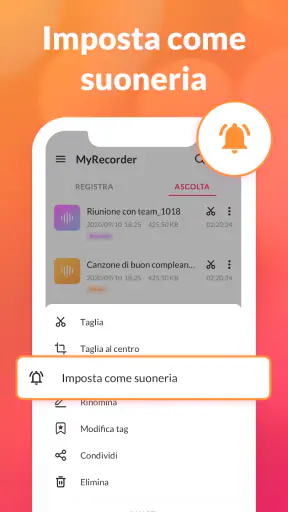 Registratore e memo vocali screenshot 8