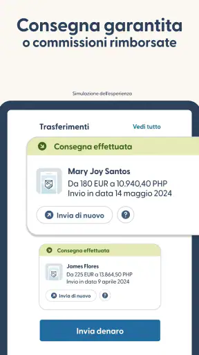 Remitly app: Invia denaro screenshot 12
