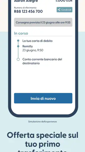 Remitly app: Invia denaro screenshot 6