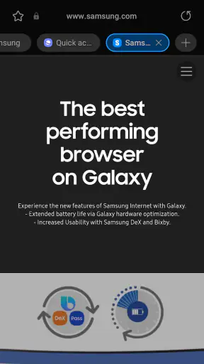 Samsung Browser screenshot 2