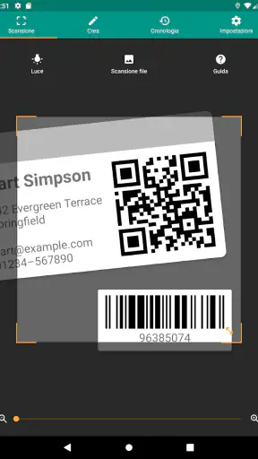 Scanner QR e codici a barre screenshot 9