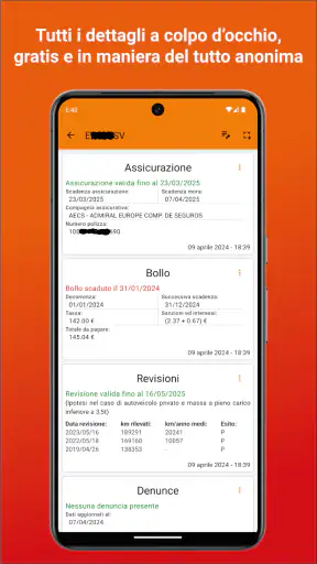 Scanner Veicoli screenshot 5