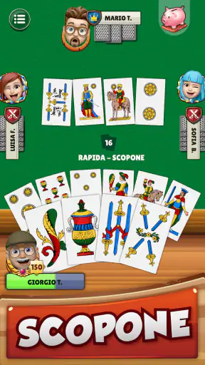 Scopa: la Sfida - Online screenshot 4