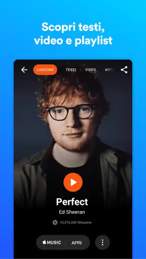 Shazam: trova brani e concerti screenshot 3