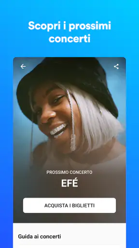 Shazam: trova brani e concerti screenshot 4