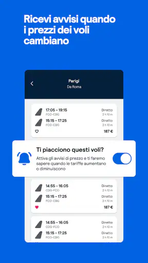 Skyscanner: voli, hotel, auto screenshot 6