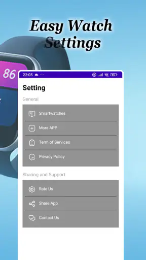 SmartWatch Connect for Android screenshot 4