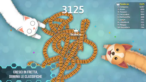 Snake.io - Bei giochi Sfide.io screenshot 10