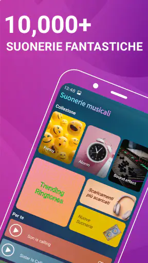 Suonerie per telefono android screenshot 1