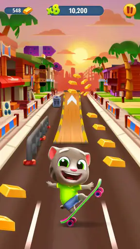 Talking Tom: Corsa all'oro screenshot 8