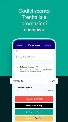 Trainline: trova il tuo treno screenshot 5