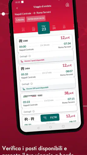 Trenitalia, orari, biglietti screenshot 3