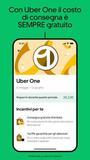 Uber Eats: Consegna di cibo screenshot 5