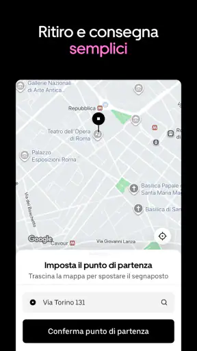 Uber - Viaggia in Italia screenshot 5