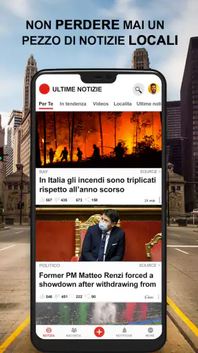 Ultime notizie screenshot 2