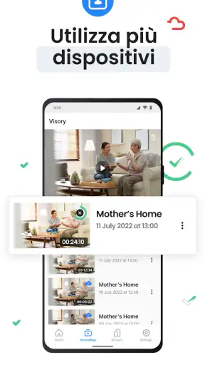 Videocamera sicurezza: Visory screenshot 8