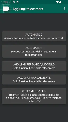 Vista telecamera IP WiFi screenshot 8