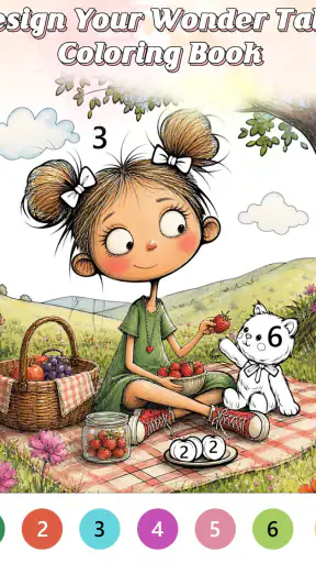 Wonder Tales Coloring Book screenshot 7
