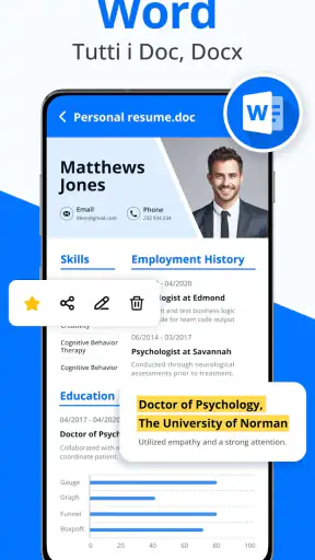 Word Office - Apri Word, Docx screenshot 2