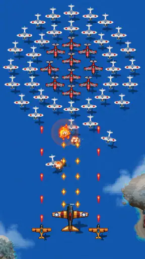 1945空軍：飛行機シューティングゲーム screenshot 9