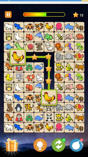 Animal Match Link - Onet Tile screenshot 11