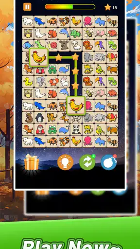 Animal Match Link - Onet Tile screenshot