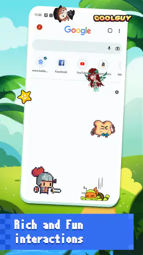 アニメしめじスクリーンペット screenshot