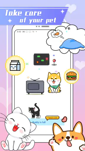 アニメしめじスクリーンペット screenshot