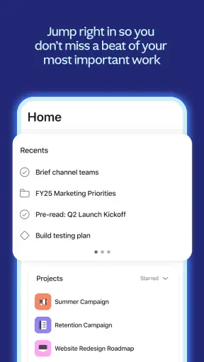 Asana: ワークマネジメント screenshot