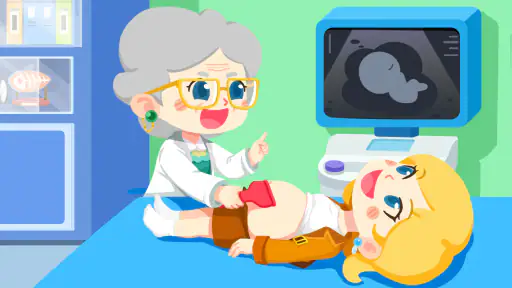 Baby Panda's Town: びょういん screenshot