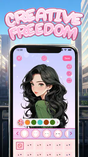 Anime Avatar: Cute OC screenshot
