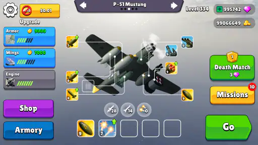 Bomber Ace: 戦闘機ゲーム screenshot