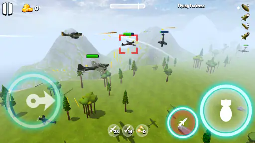 Bomber Ace: 戦闘機ゲーム screenshot