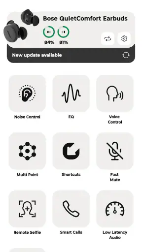 Bose QC Earbuds screenshot