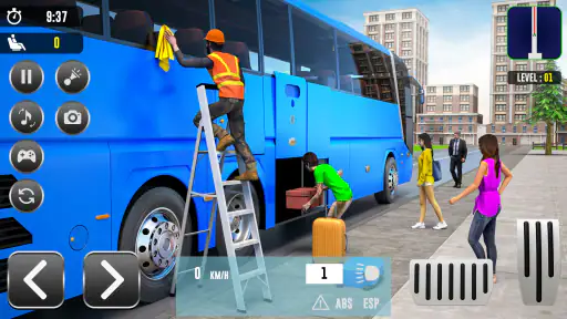 Bus Driving Simulator Bus game screenshot