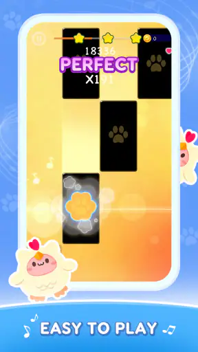 Cat Cute Tiles: 音楽ゲーム ボールゲーム screenshot