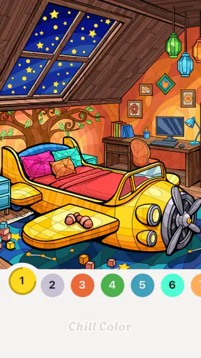 Chill Color - Paint by Number screenshot