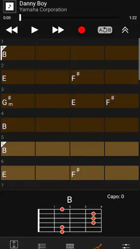 Chord Tracker screenshot
