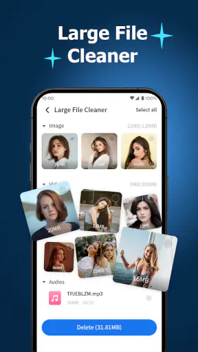 Clean Phone App screenshot