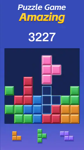 カラーブロック：脳トレパズル(ColorBlock) screenshot