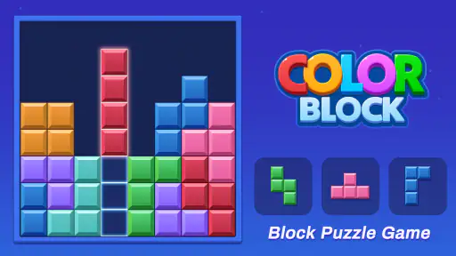 カラーブロック：脳トレパズル(ColorBlock) screenshot