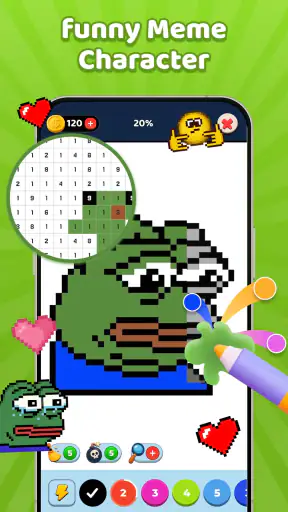 Colory - 数字で塗り絵 screenshot