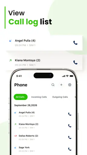 電話番号と連絡先 screenshot