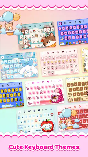 Cute Keyboard: かわいい絵文字 screenshot