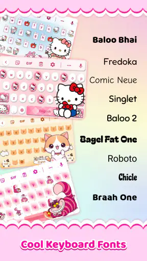 Cute Keyboard: かわいい絵文字 screenshot